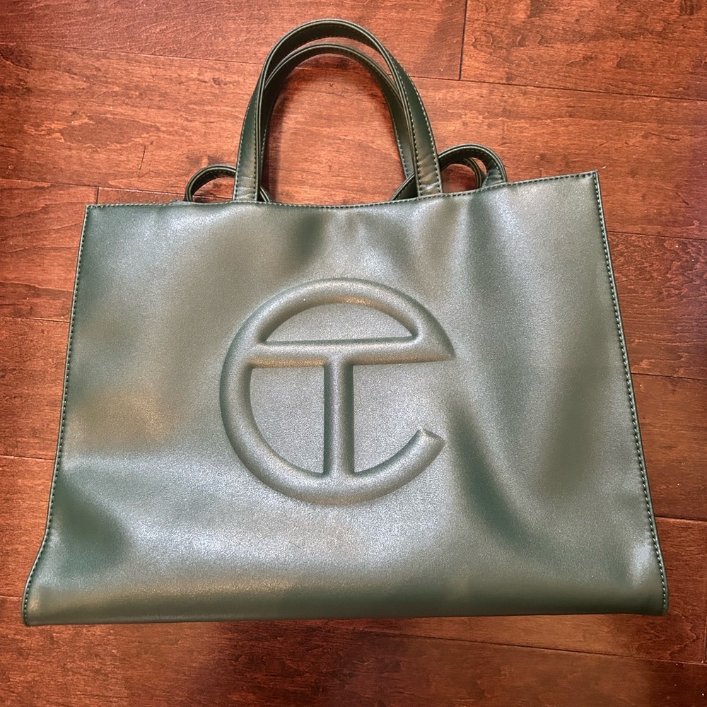 Telfar Dark Olive Medium Shopping Bag